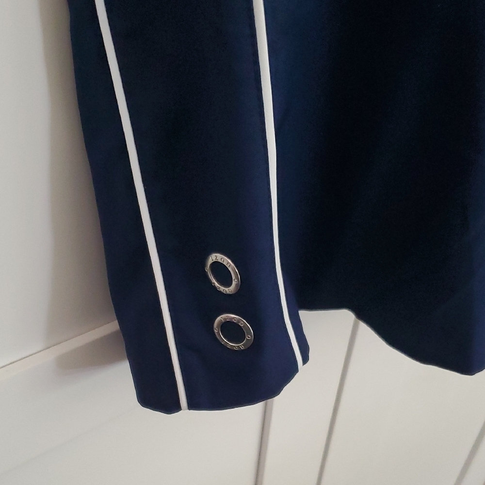 Izod /Golf  Navy Pencil Skort with White Piping - Picture 4 of 8